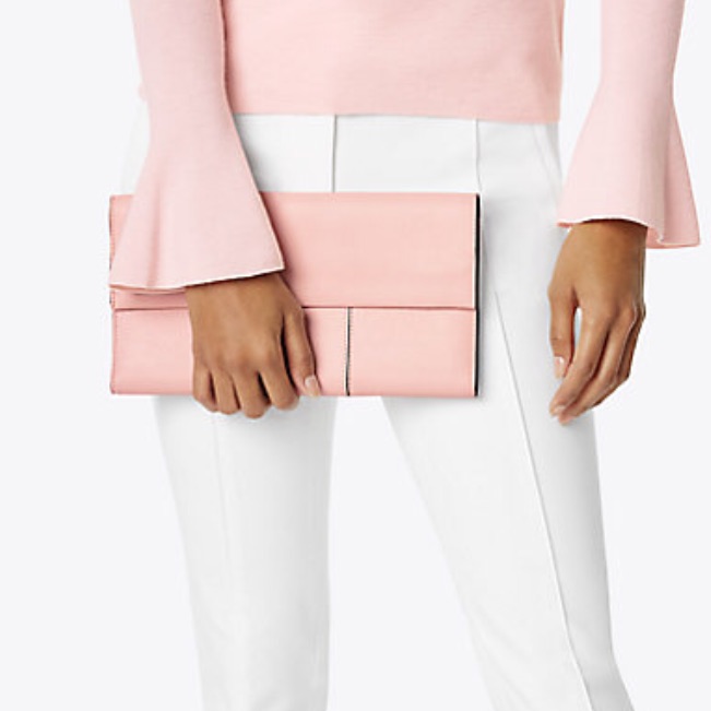 Tory Burch Block T Travel Clutch